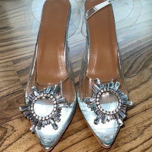 Crystal clear shoes